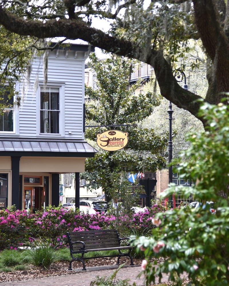 coffee shops savannah historic district