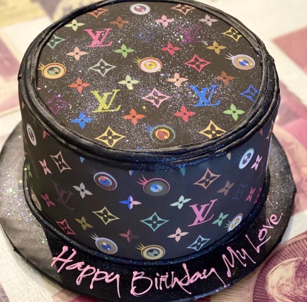 Louis Vuitton Edible Image Cake Topper Personalized Birthday Sheet  Decoration Custom Party Frosting Transfer Fondant Round Circle