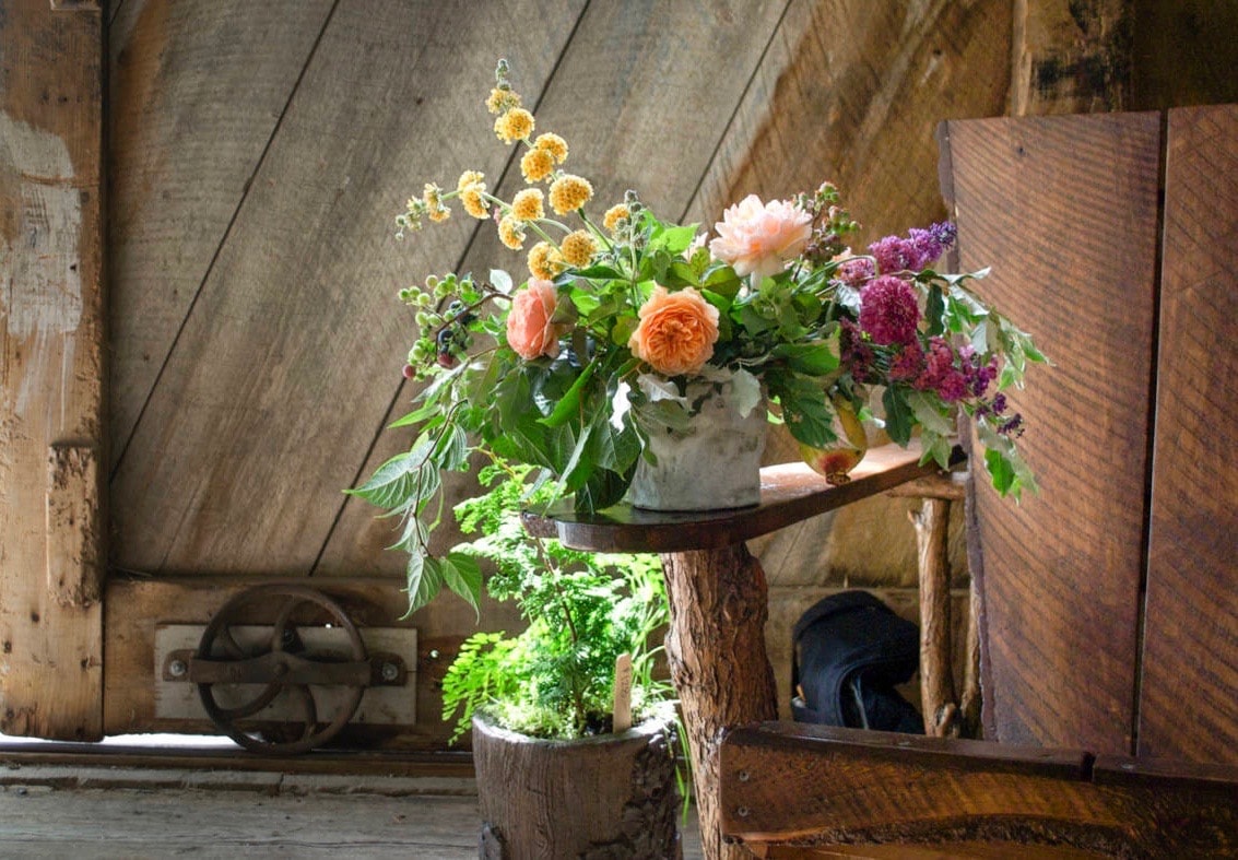 rustic-bouquet_Snug-Harbor-Farm-Maine_Kennebunkport-farms_honoring-life-meditation