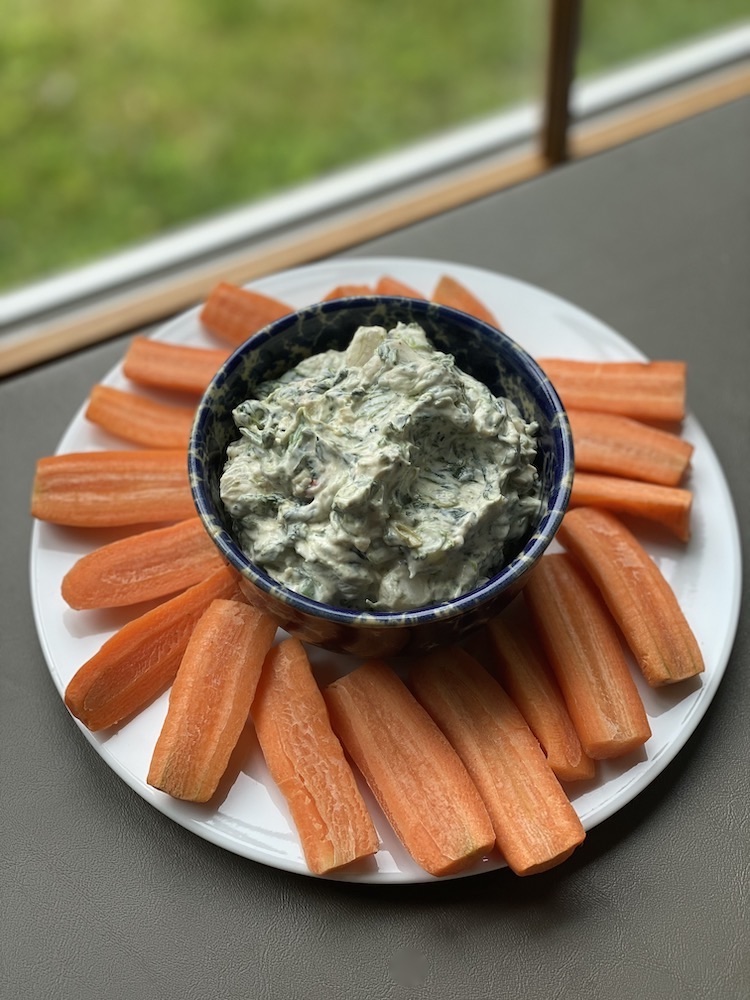 raw-garlic-spinach-dip-recipe