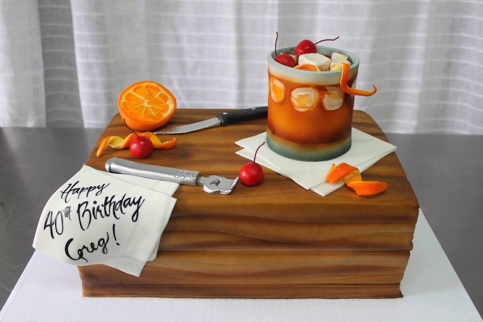 Chicago Birthday Cake - Birthday Card