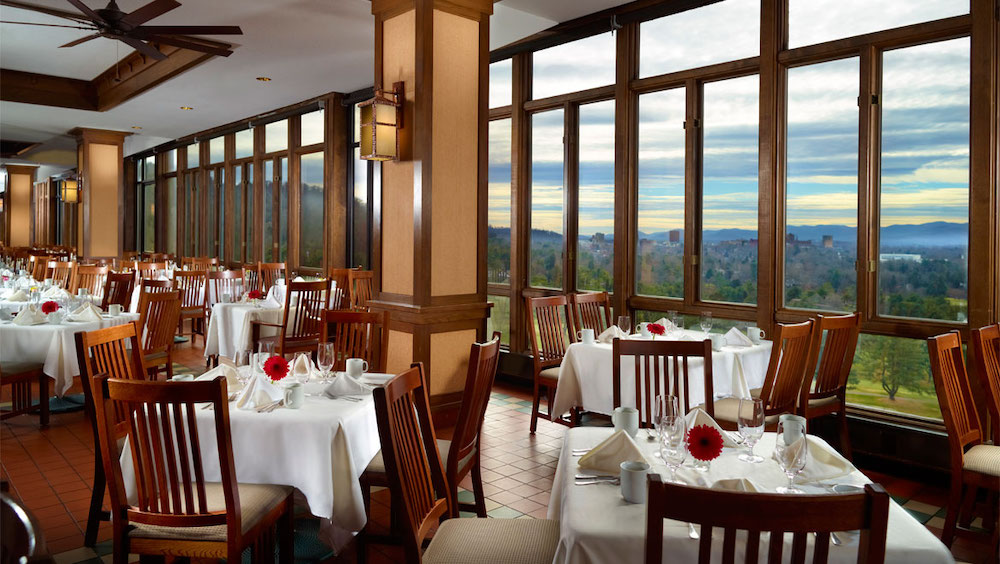 restaurants with a view asheville nc