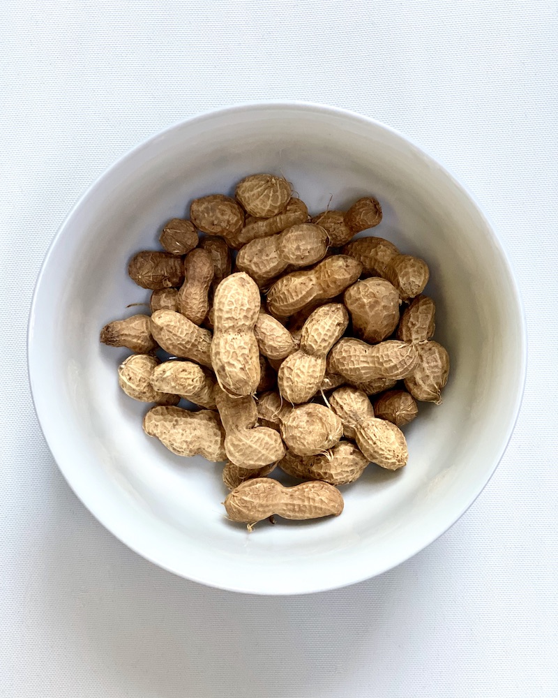 how to roast raw peanuts in the shell