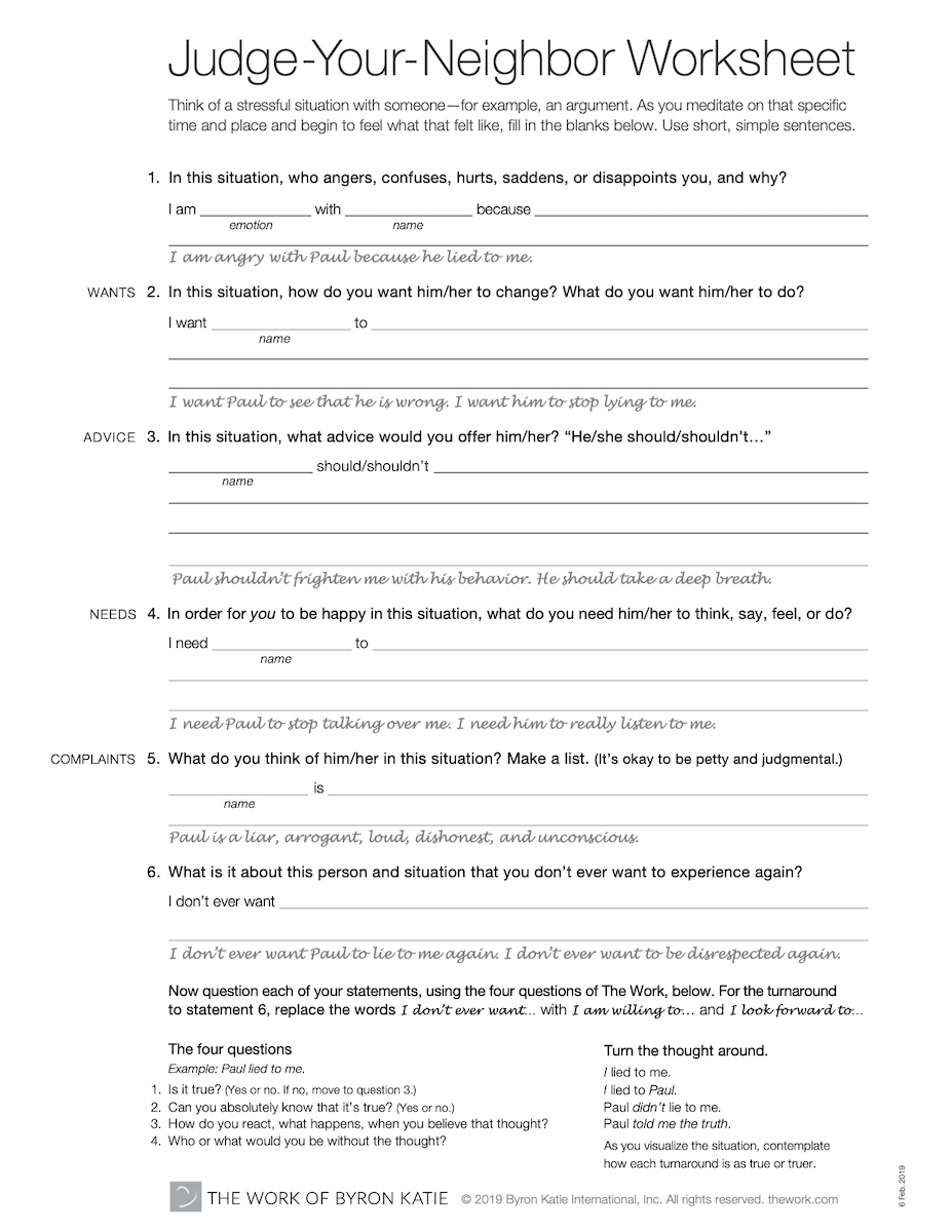 Katie Byron Worksheet