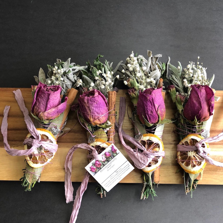 5 Gorgeous Floral Smudge Sticks Ideal for Gifting Good Vibes - Grace &  Lightness Magazine