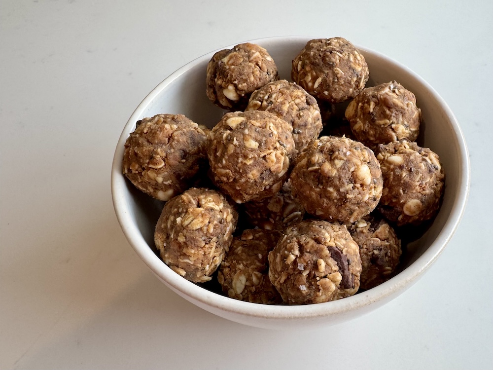 acorn flour energy balls